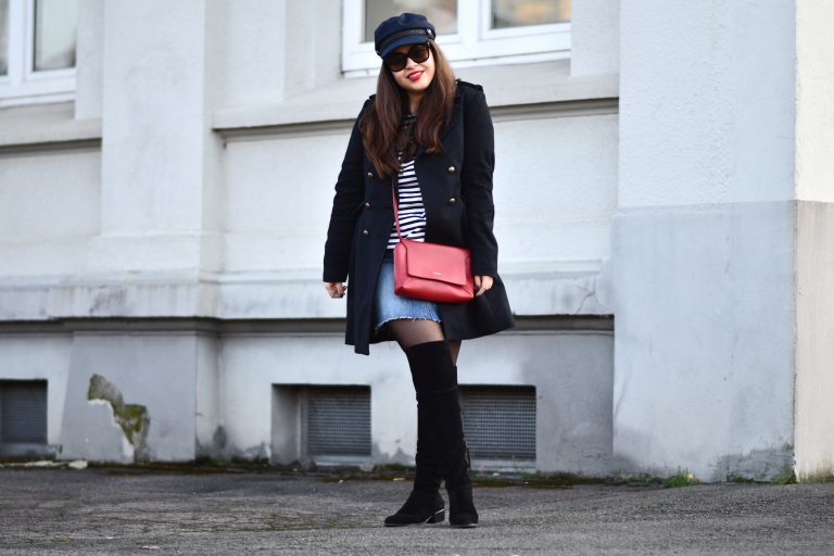 Outfit: Streetstyle mit hohen Stiefeln – Overknees richtig kombinieren