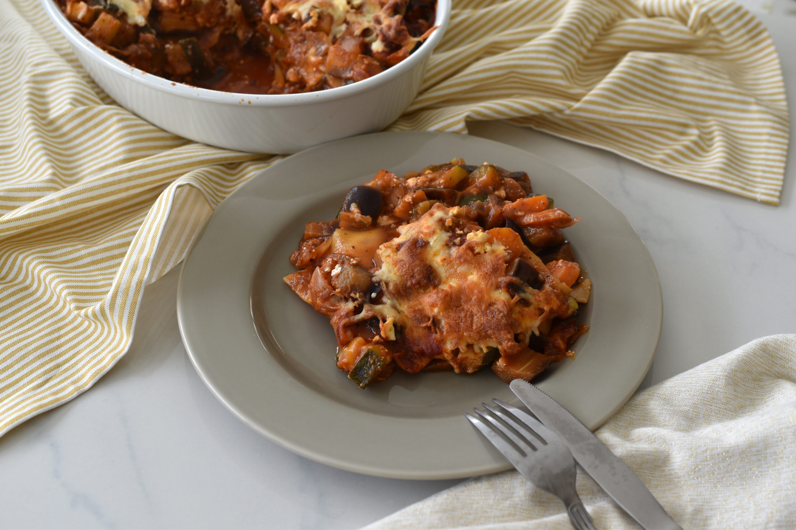 Leicht & Lecker – kalorienarme Lasagne mit mediterranem Gemüse